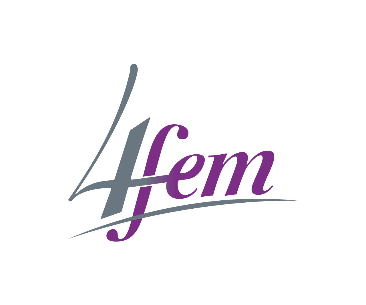 4fem women-focused brand logo.