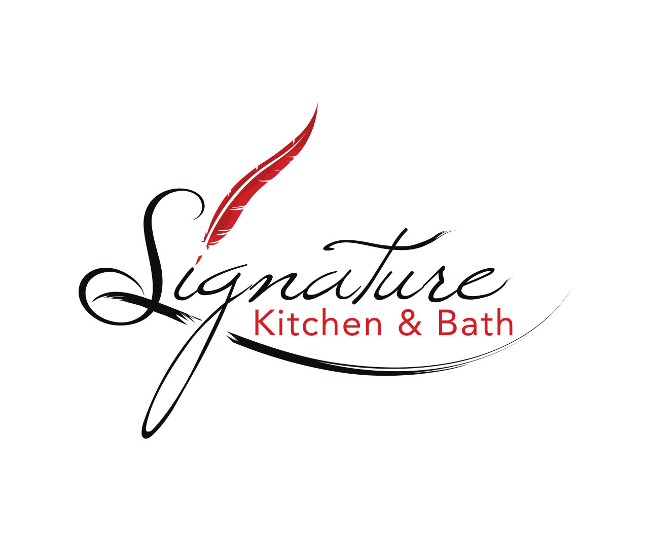 Signature Kitchen & Bath remodeling project visual.